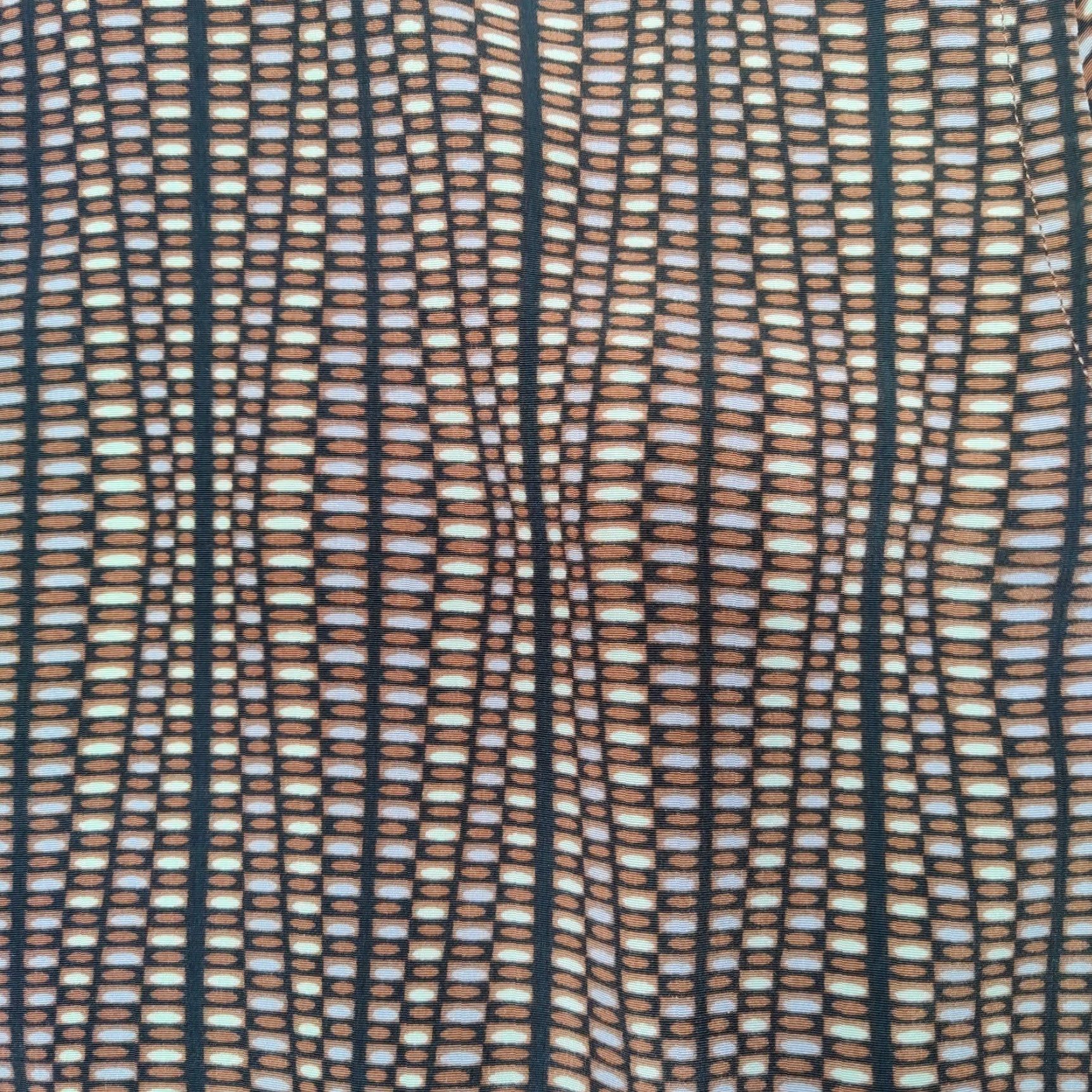 Kenneth Cole KENNETH COLE Men Medium Basket Weave Print Polyester Button-Up Shirt EUC Size US M / EU 48-50 / 2 - 4 Thumbnail