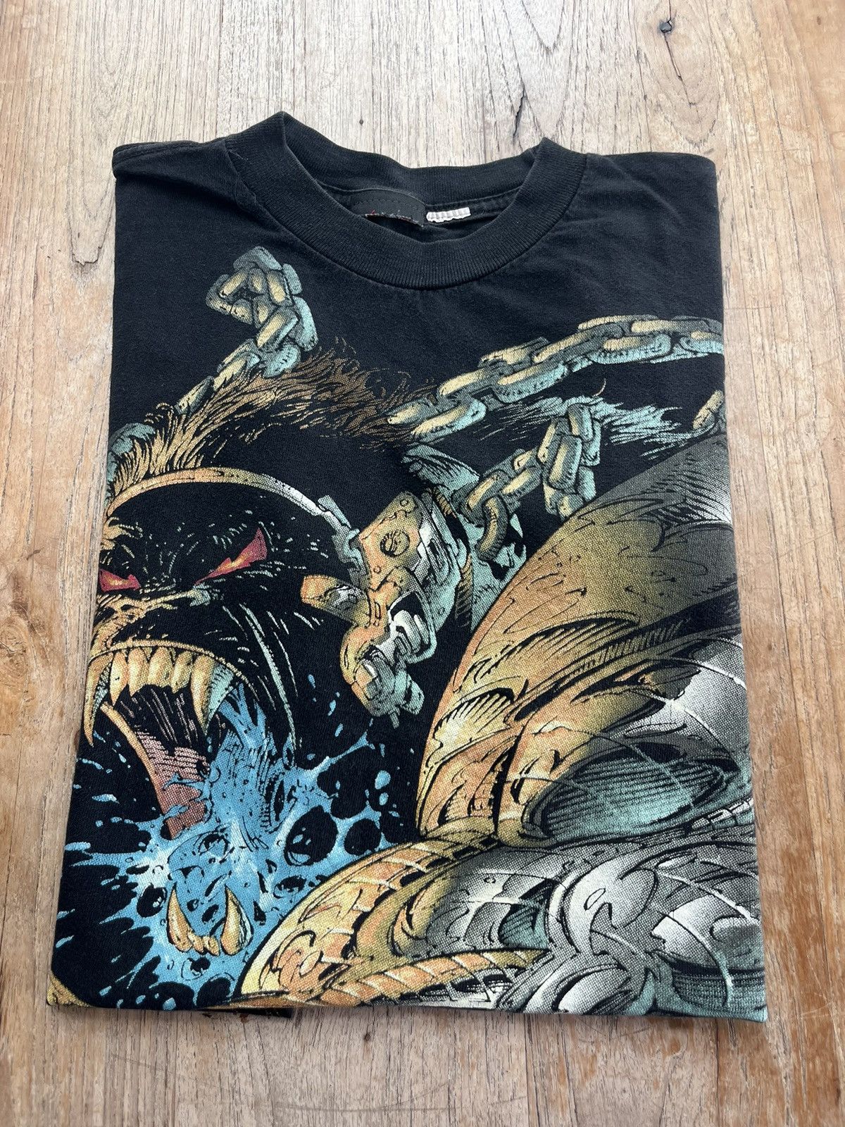Vintage Vintage Spawn CYGOR 1997’s Todd McFarlane T-shirt Size US S / EU 44-46 / 1 - 1 Thumbnail