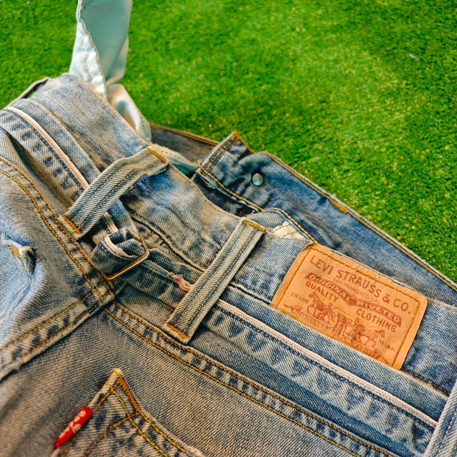 Levi's Levi's 511 Jeans Mens 33x32 blue Slim straight regular Size 33" - 7 Thumbnail