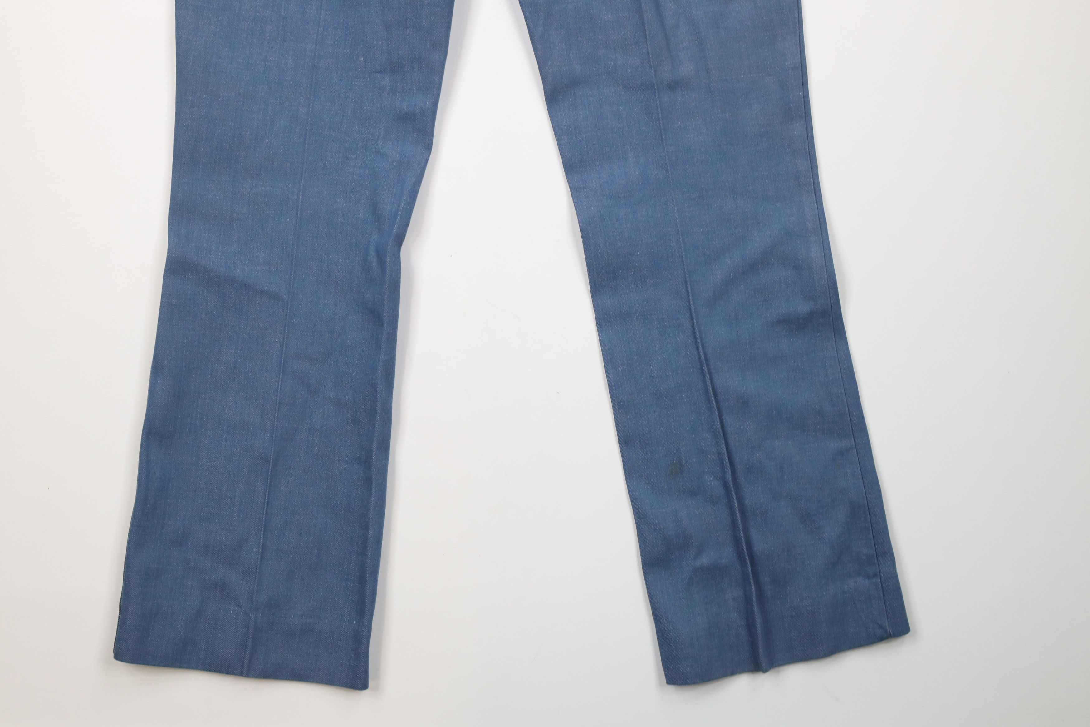 Vintage Vintage 70s Wrangler Wide Leg Bell Bottoms Denim Jeans USA Size US 34 / EU 50 - 14 Thumbnail