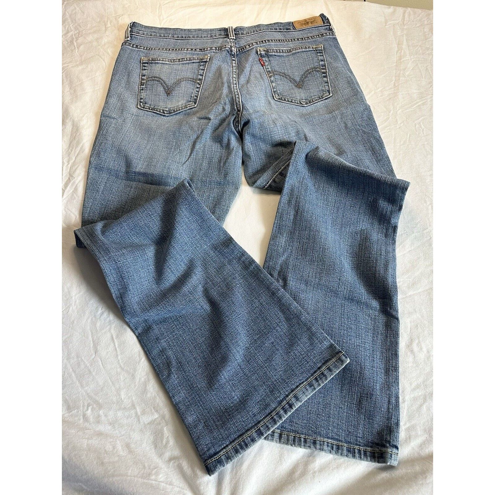 Levi's Levis 515 Boot Cut Blue Jeans Women's 12 short Normcore VTG Size 34" / US 12 / IT 48 - 14 Thumbnail