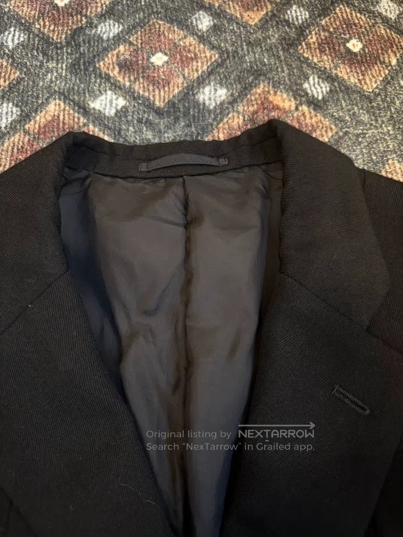 Comme des Garcons Comme Des Garcons Black curve pieced tailored suit jacket Size US M / EU 48-50 / 2 - 6 Thumbnail