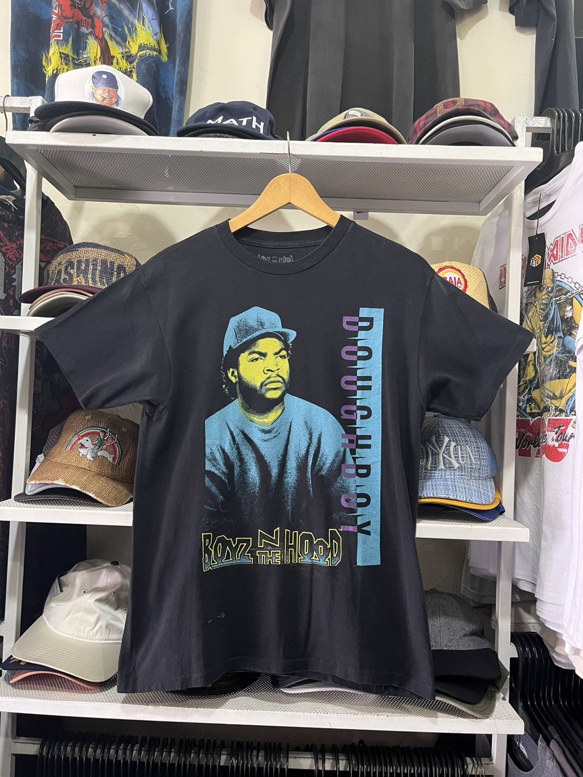 Band Tees Boyz N The Hood Shirt Mens Black Graphic Crew Neck Ice Cube Size US M / EU 48-50 / 2 - 1 Thumbnail