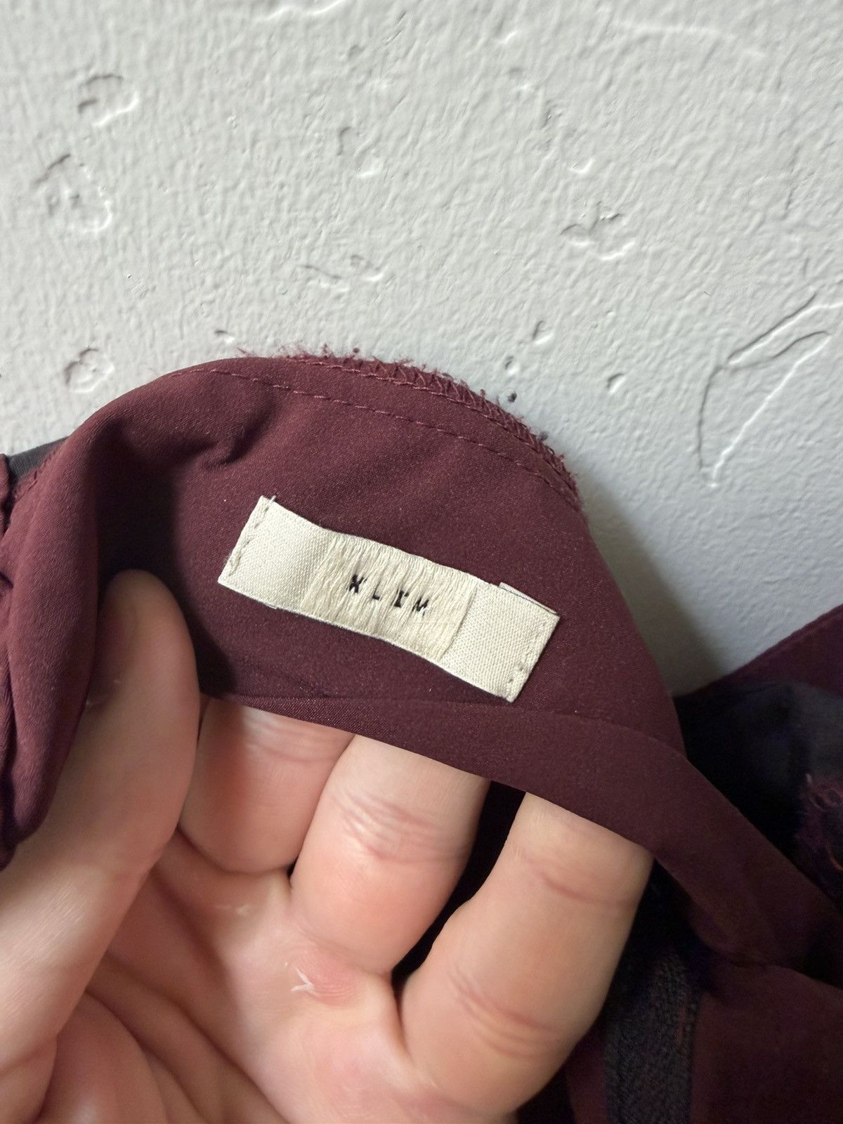 XLIM Burgundy EP.2 03 Trousers Size US 34 / EU 50 - 4 Thumbnail