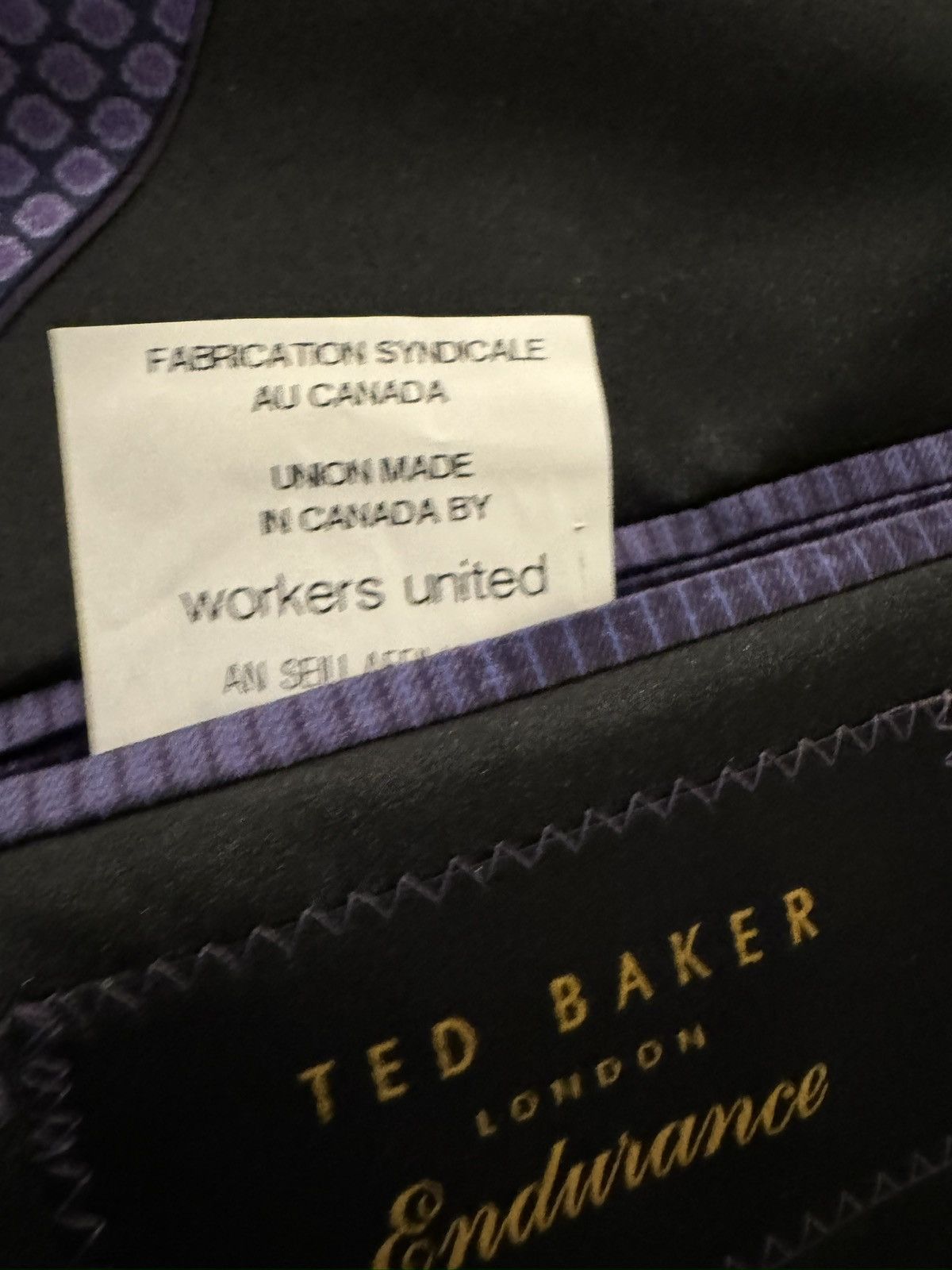 Ted Baker Ted Baker London Mohair Blend Navy Shawl Lapel Tuxedo 40S Size 40S - 12 Thumbnail