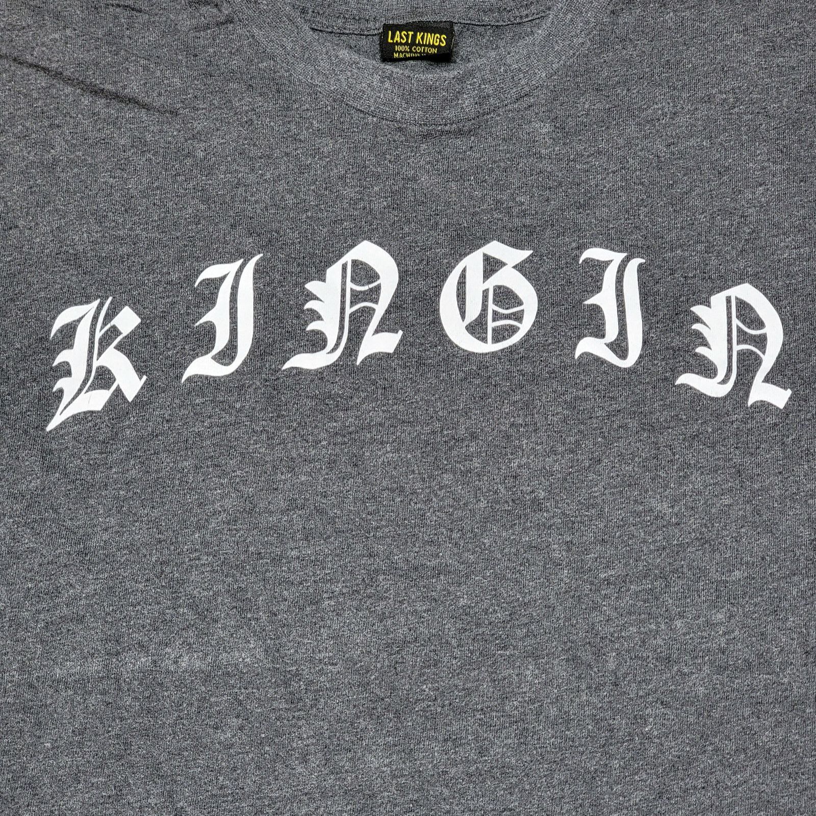 Last Kings Last Kings Grey Tee "Kingin" - Size XL* Size US XL / EU 56 / 4 - 2 Thumbnail