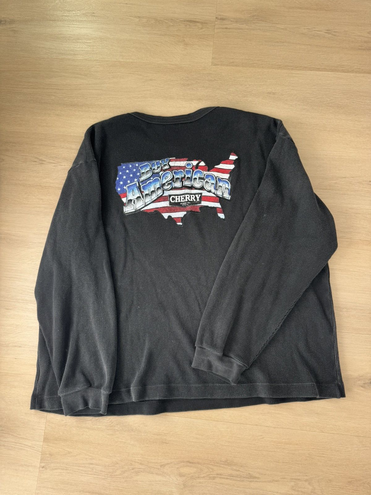 Cherry LA Cherry LA Boneville Boxy Pocket Thermal (Sun Faded Blue 
