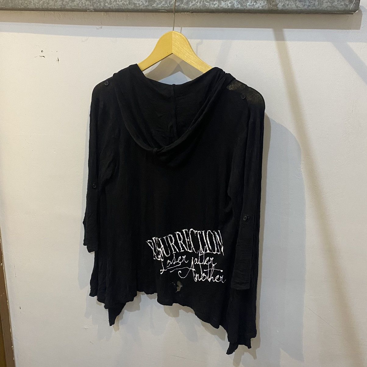 Japanese Brand 2000s Ghost Of Harlem Poem Punks Style Cloak Size US L / EU 52-54 / 3 - 2 Thumbnail