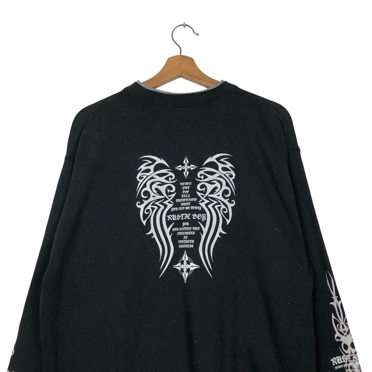 Hysteric Glamour 📌Vintage Sweatshirt Rusty Boy Punk Design Big Logo Size US L / EU 52-54 / 3 - 10 Thumbnail