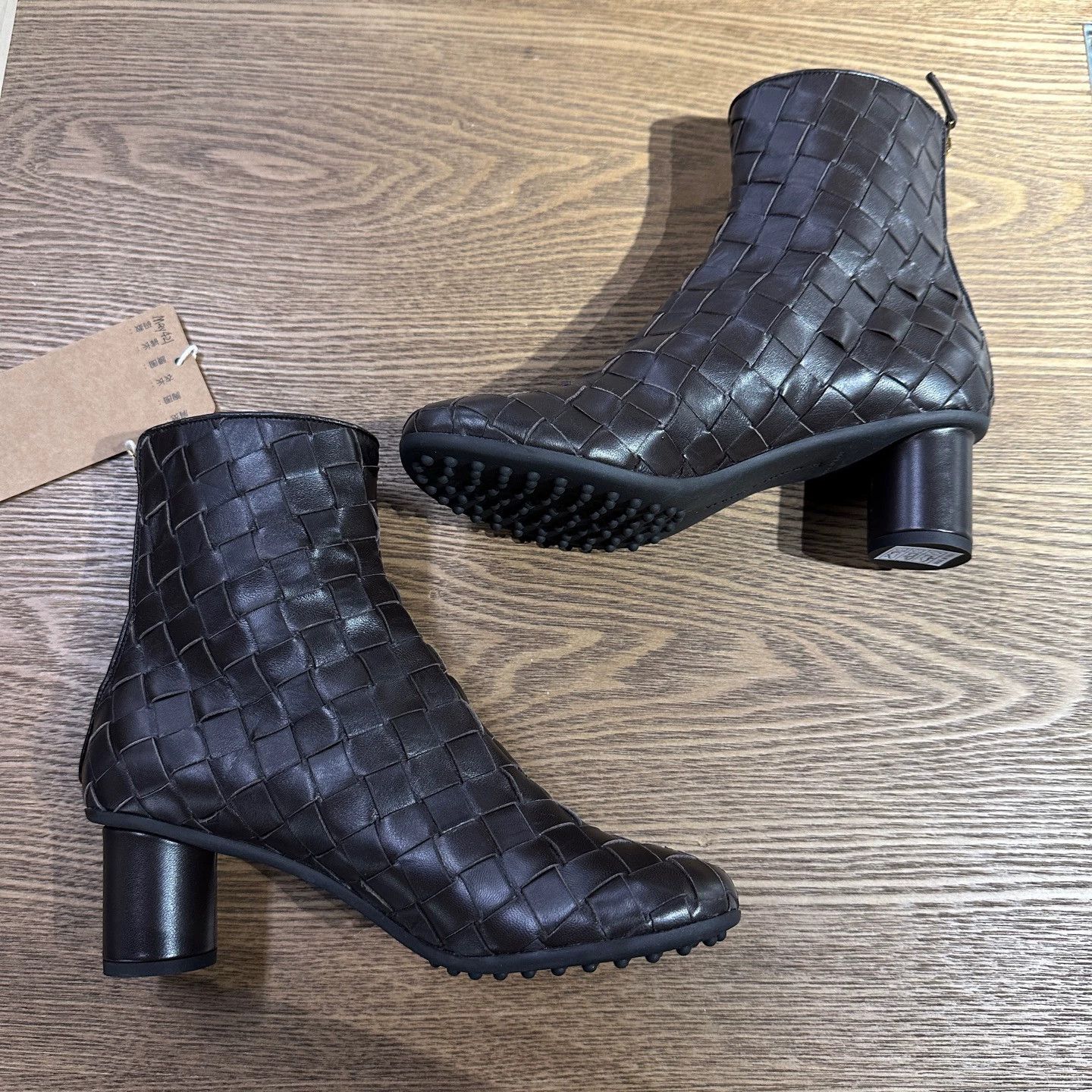 Bottega Veneta Bottega Veneta may421 Atomic sheepskin zip heeled short boots 38 Size US 7.5 / IT 37.5 - 4 Thumbnail