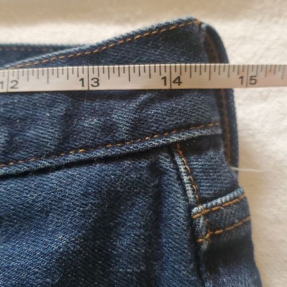 Vintage J. Crew 484 Slim Fit Stretch Karubo Sz. 28x32 Blue Jeans Size US 28 / EU 44 - 9 Thumbnail