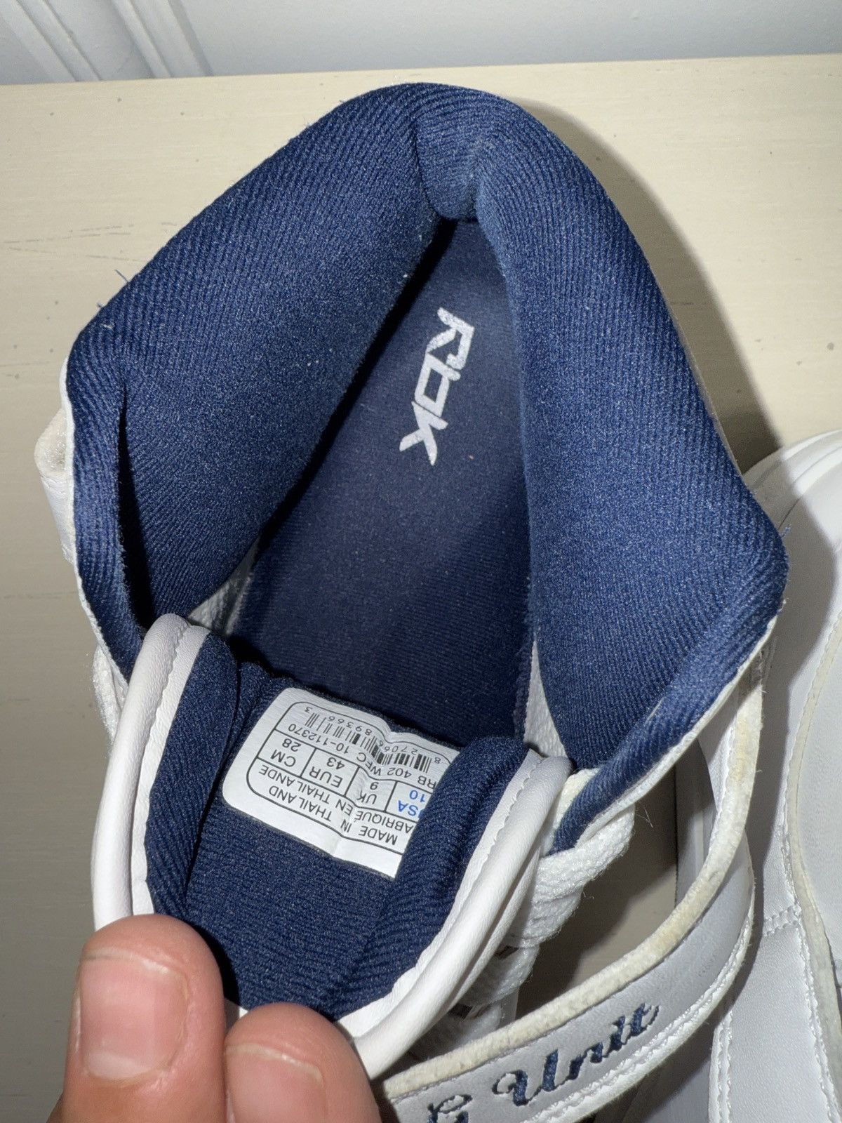 G-Unit × Reebok RBK G-Unit G6 Mid White Reebok G-unit Sneakers Mens Size 10 Size US 10 / EU 43 - 4 Thumbnail