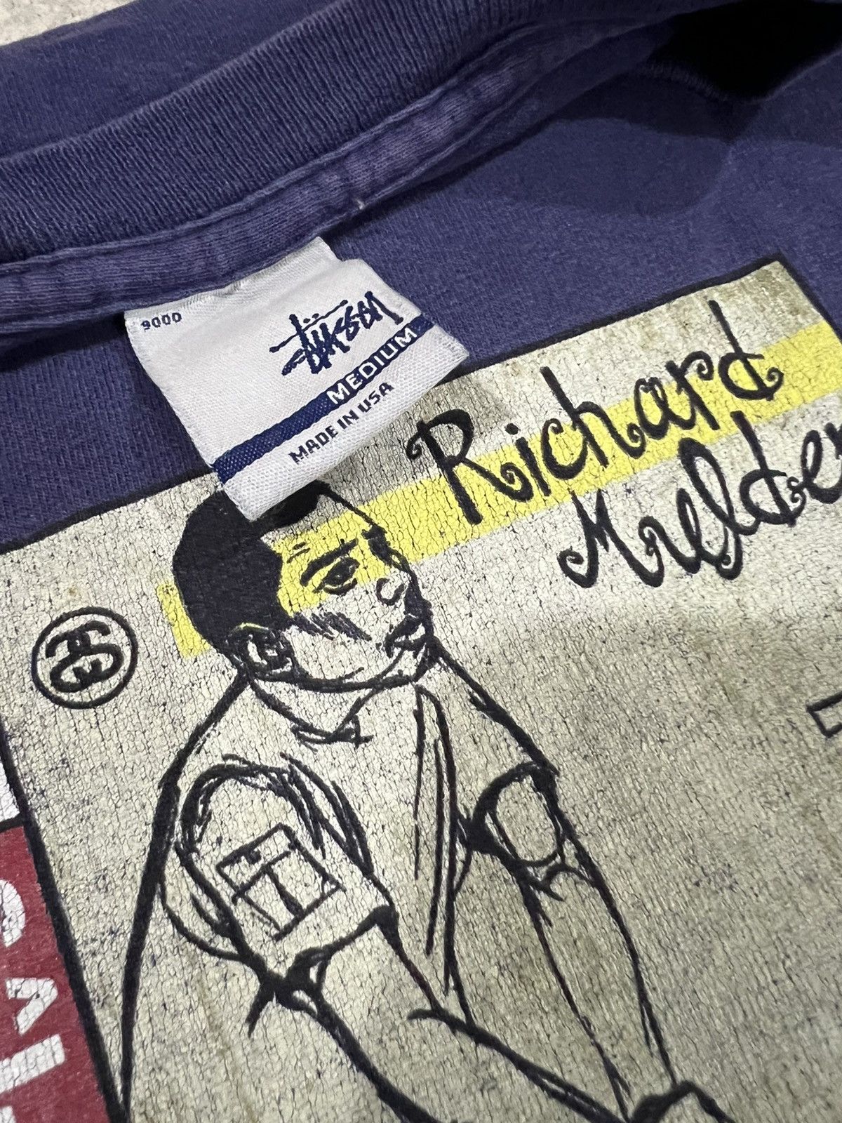 Hook-Ups SUPER RARE 1990s Stussy Pro Skater Richard Muller Tees Shirt Size US M / EU 48-50 / 2 - 7 Thumbnail