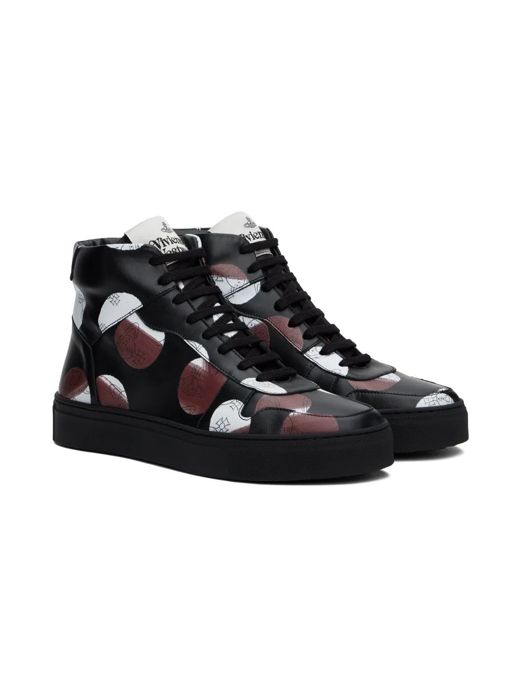 Vivienne Westwood o1f1d3z0426 Classic Hi-Top Sneakers in Black Size US 12 / EU 45 - 4 Thumbnail