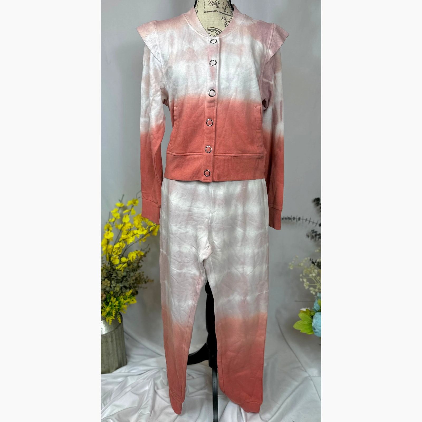 Other 525 America French Terry Jacket & Sweatpants Rose Clay M Size 29" - 3 Thumbnail