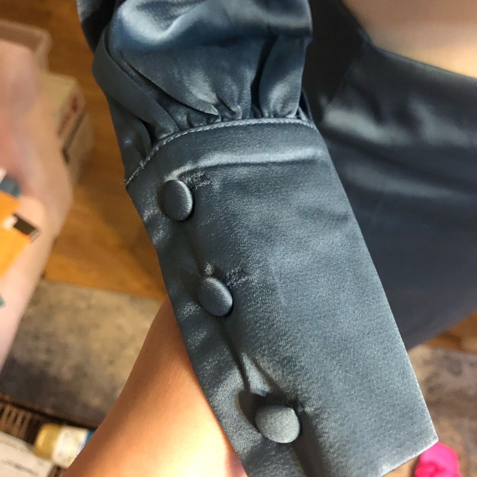Victorinox NWT! Vici • Ice Blue Satin Skirt Set • Size Small Size S / US 4 / IT 40 - 5 Thumbnail