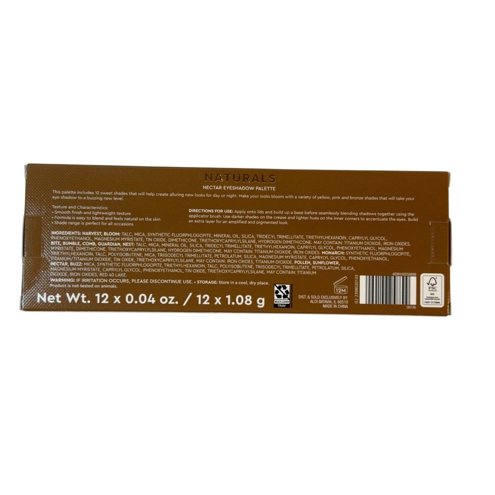 Other Lacura NATURALS Shade NECTAR Eyeshadow Palette NEW IN BOX Size ONE SIZE - 4 Thumbnail