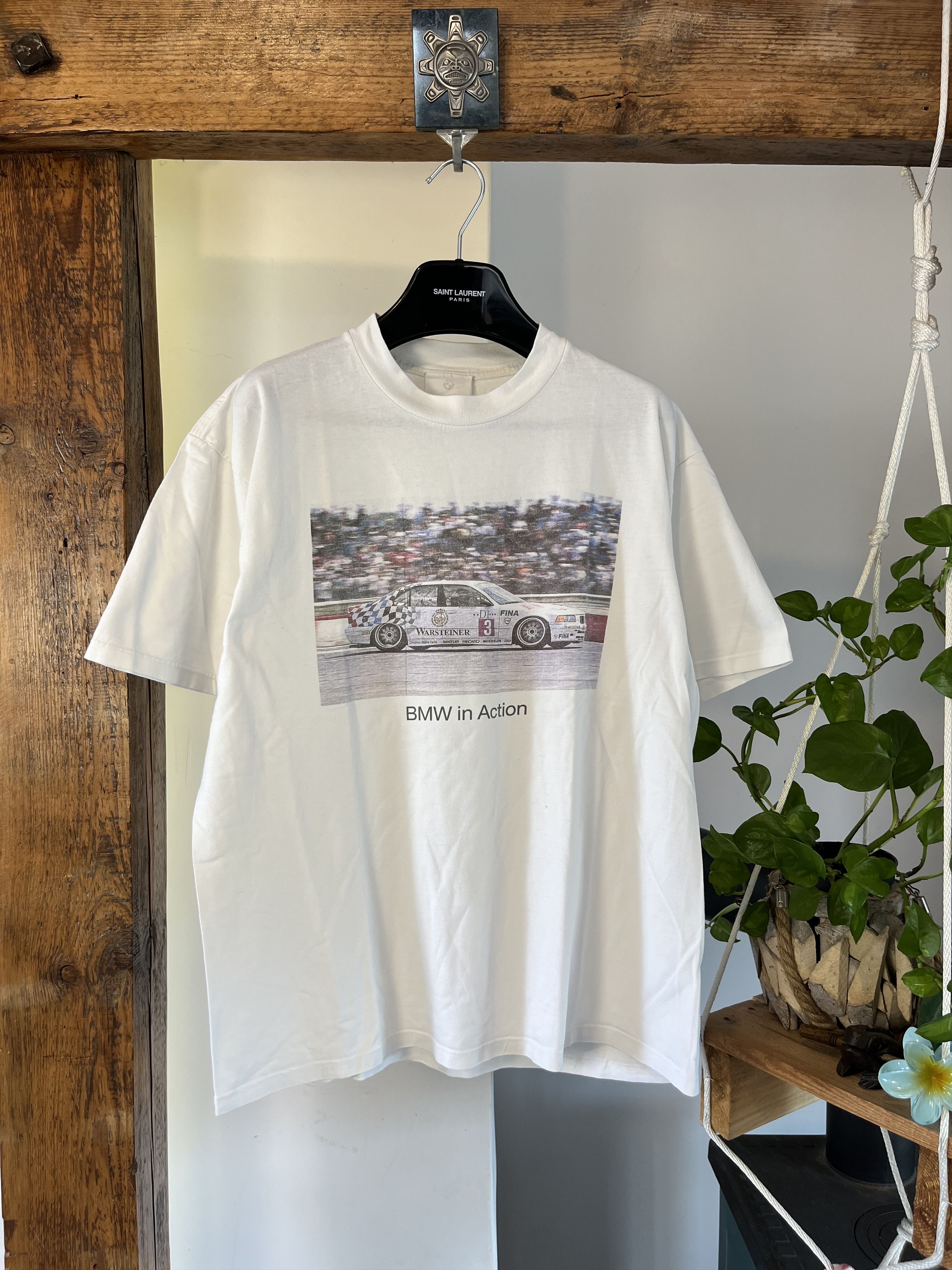 BMW Vintage 90s BMW in Action Motor Car Racing Nascar Size US L / EU 52-54 / 3 - 1 Thumbnail