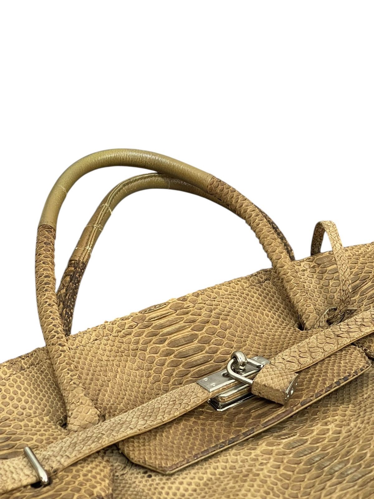 If Six Was Nine Full Leather Python Birkin Bag Unknown Like Hermes 5🟩 Size ONE SIZE - 10 Thumbnail