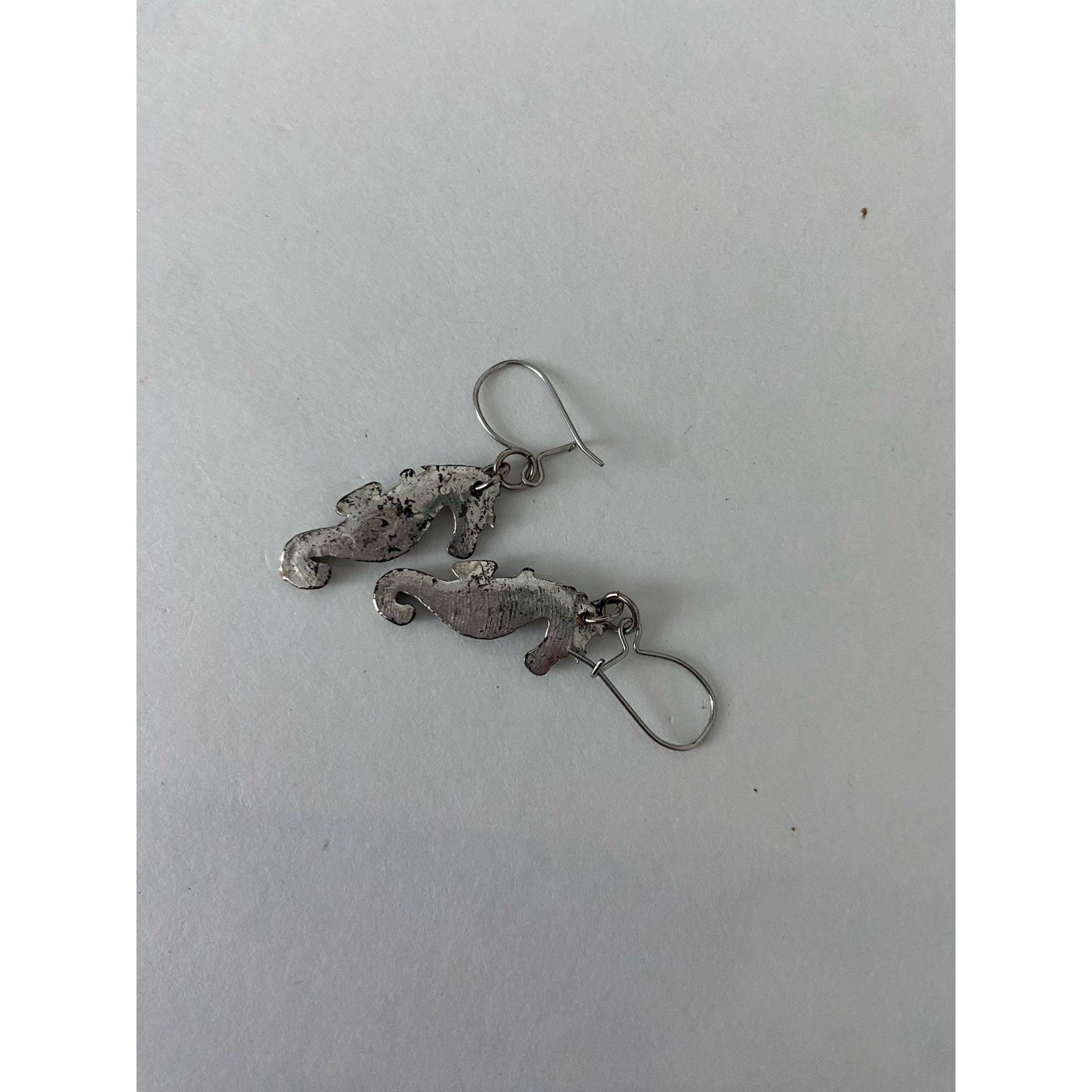 Other seahorse earrings silver tone Size ONE SIZE - 4 Thumbnail