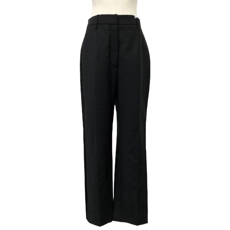 Prada Prada Black Mohair Wool Pants Size 38 Size 26" / US 2 / IT 38 - 1 Thumbnail