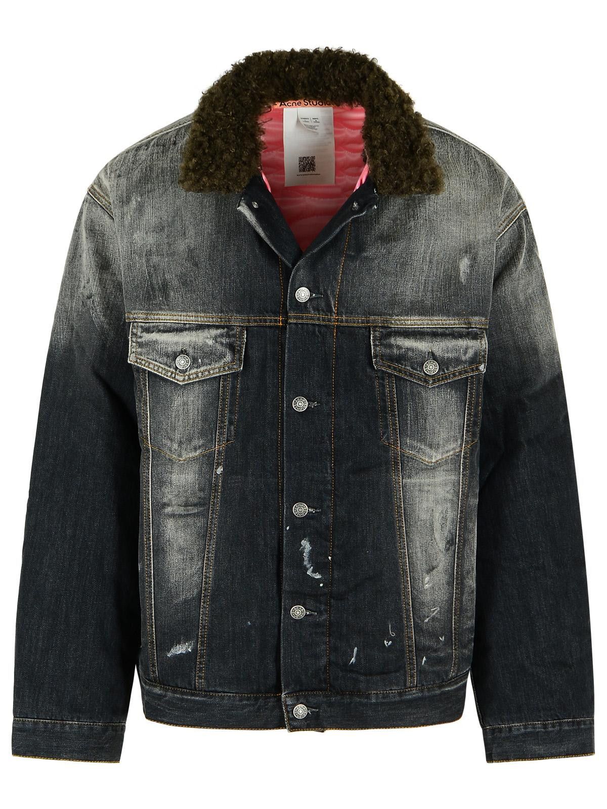 Acne Studios ACNE STUDIOS 'Robert' Black Denim Jacket Size US L / EU 52-54 / 3 - 1 Thumbnail