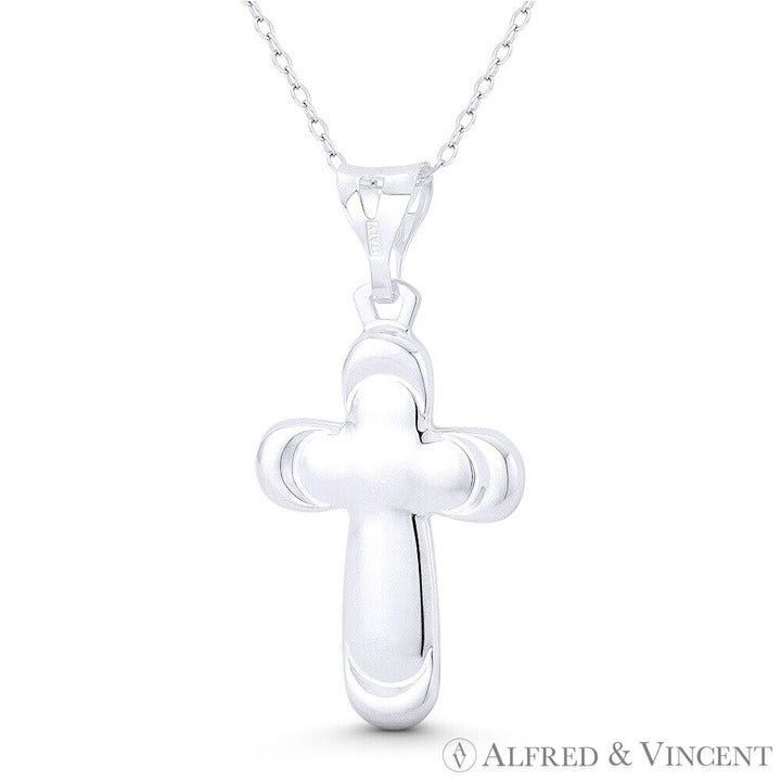 Other Bubble Cross Christian Pendant in .925 Sterling Silver Size ONE SIZE - 1 Preview