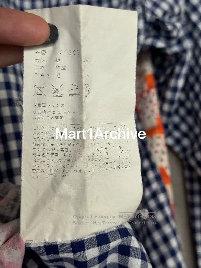 Comme des Garcons Comme Des Garcons Patchwork Printed Leather Button Checker Size S / US 4 / IT 40 - 8 Thumbnail