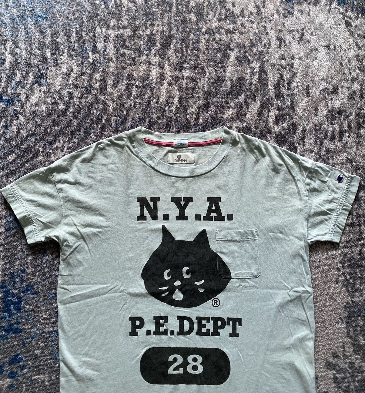 Issey Miyake Vintage Ne Net x Champion Pocket Logo Tee Size M / US 6-8 / IT 42-44 - 2 Thumbnail
