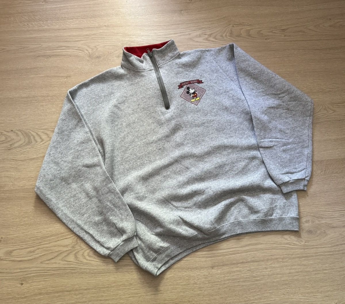 Disney Vintage 90’s Disney Mickey Mouse Made In USA Pullover Size US M / EU 48-50 / 2 - 1 Thumbnail