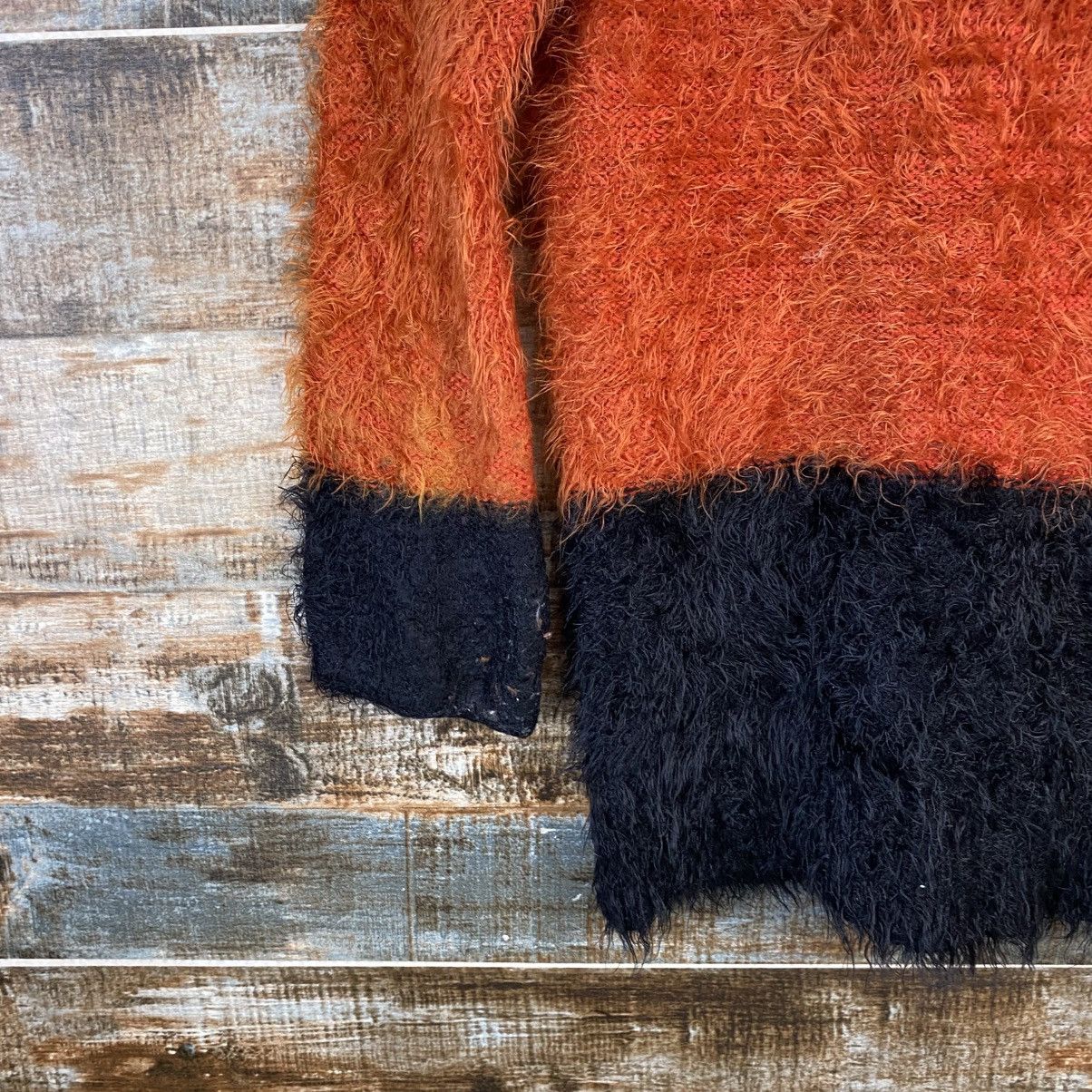 Japanese Brand DL Style Collection Orange shaggy fur mohair Knitwear #C1055 Size M / US 6-8 / IT 42-44 - 15 Thumbnail