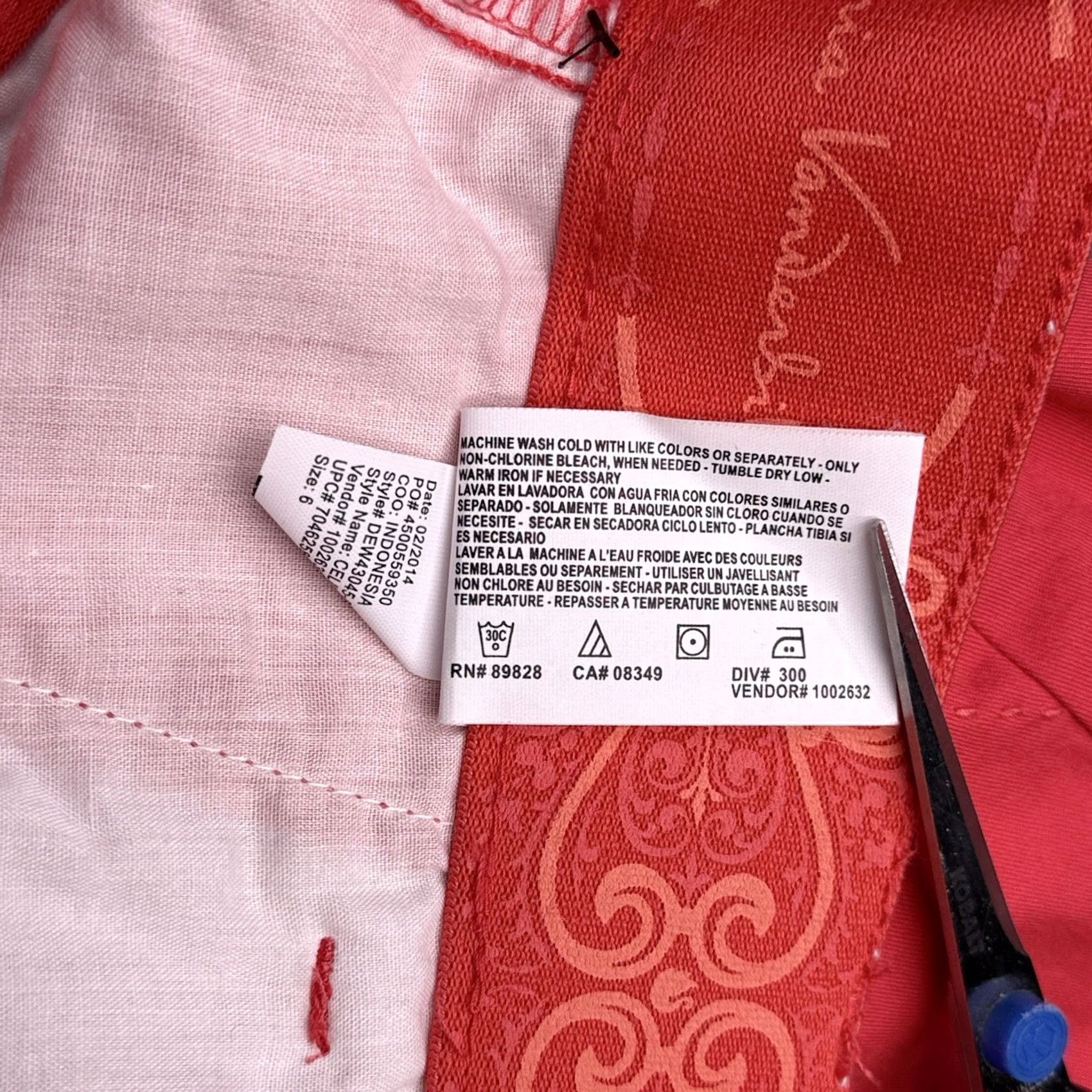 Gloria Vanderbilt Gloria Vanderbilt Shorts Womens 6 Dragon Fruit Red Mid Rise Stretch New Size 28" / US 6 / IT 42 - 7 Thumbnail