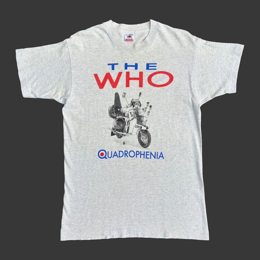 Band Tees The Who Quadrophenia 1990 90s Vintage Concert Promo T-Shirt Size US M / EU 48-50 / 2 - 1 Thumbnail