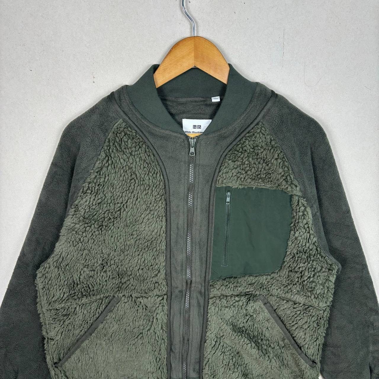 Uniqlo × White Mountaineering White Mountaineering x Uniqlo Boa Fleece Green Jacket Size US S / EU 44-46 / 1 - 3 Thumbnail