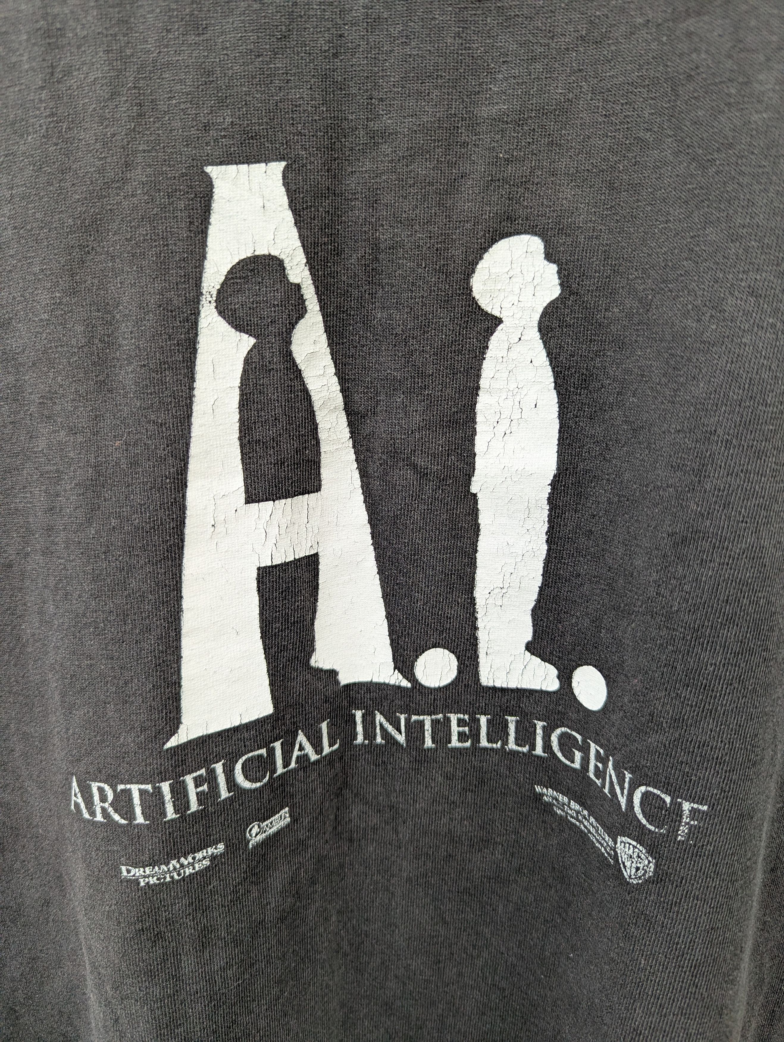 Other Vintage A.I Artificial Intelligence 2001 Movie Shirt Size US M / EU 48-50 / 2 - 2 Thumbnail