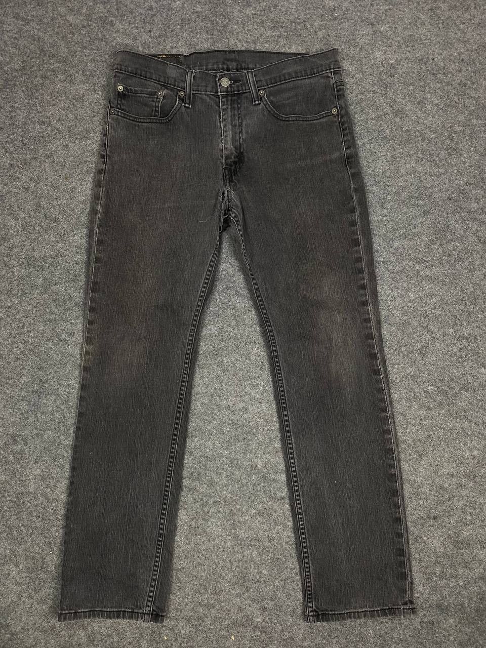 Levi's levis 514 faded black distressed denim Size US 34 / EU 50 - 7 Thumbnail