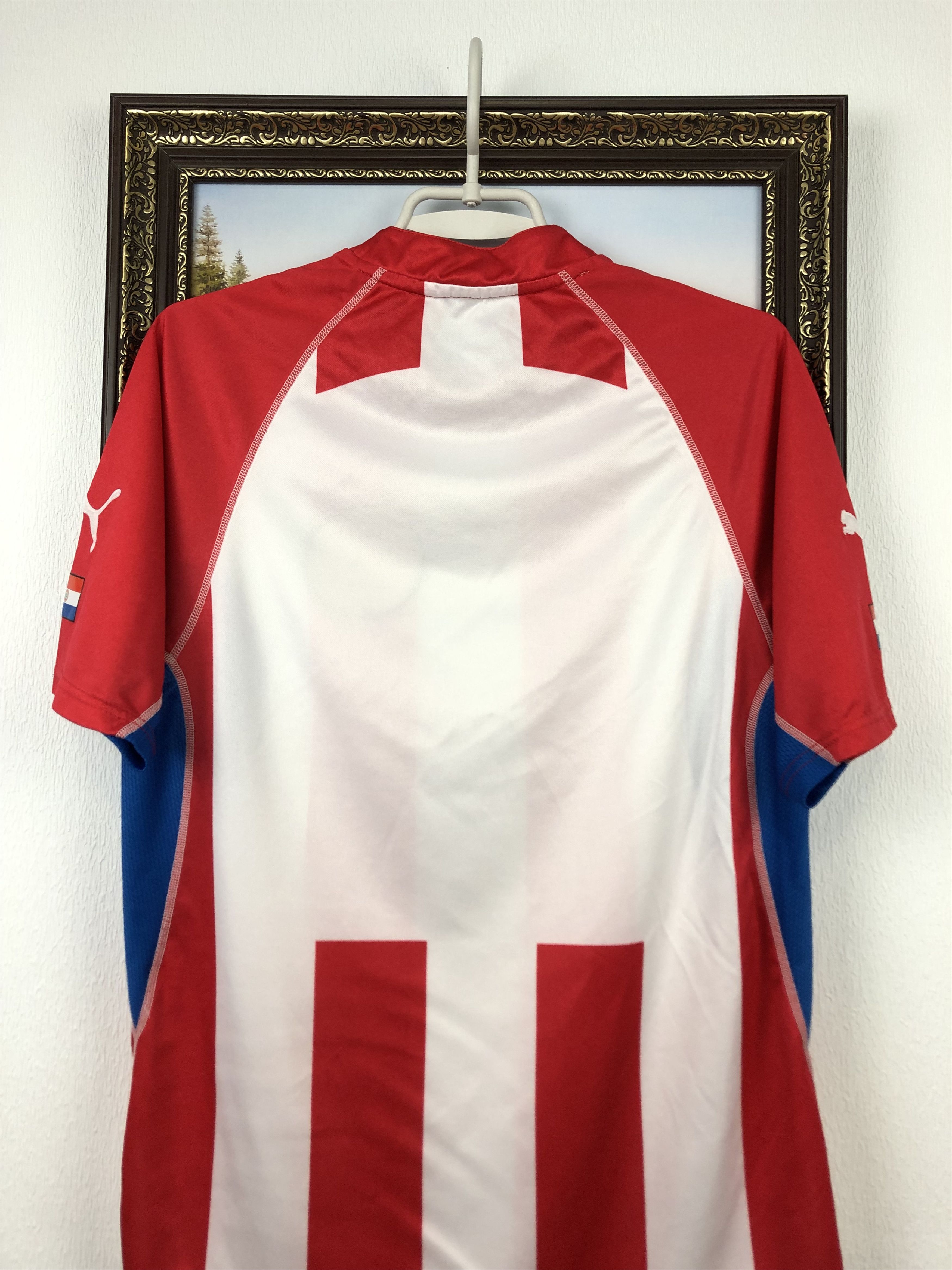 Vintage Paraguay Home football shirt 2002 Soccer Puma Jersey Rare Size US M / EU 48-50 / 2 - 12 Thumbnail