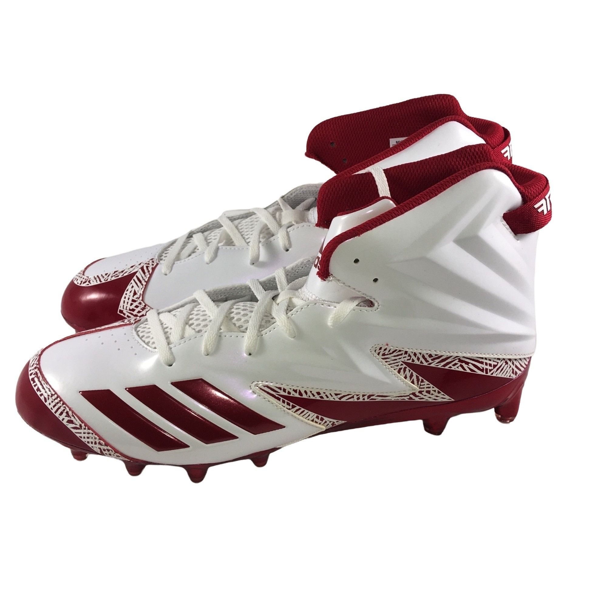 Adidas ADIDAS SM FREAK X CARBON HIGH NCA WHITE/RED CLEATS CG4995 ME Size US 12.5 / EU 45-46 - 6 Thumbnail