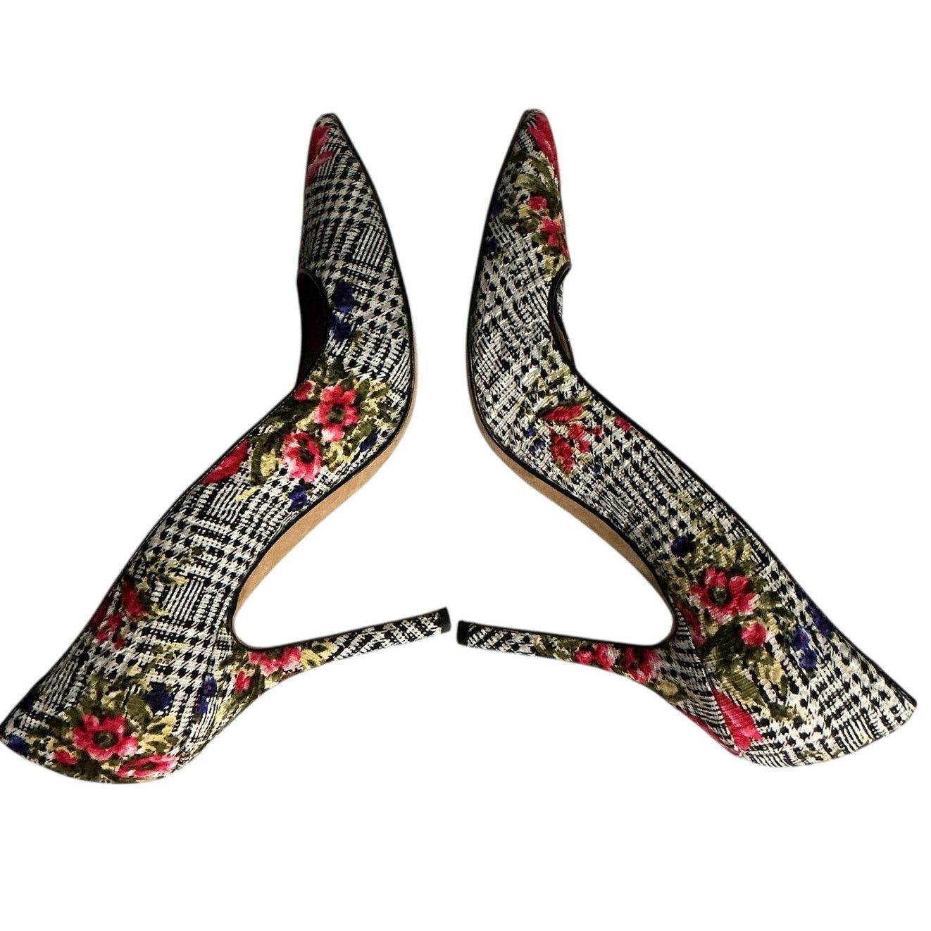 Oscar De La Renta Oscar de la Renta Floral Pointed Toe Pumps IT 40 Size US 10 / IT 40 - 7 Thumbnail