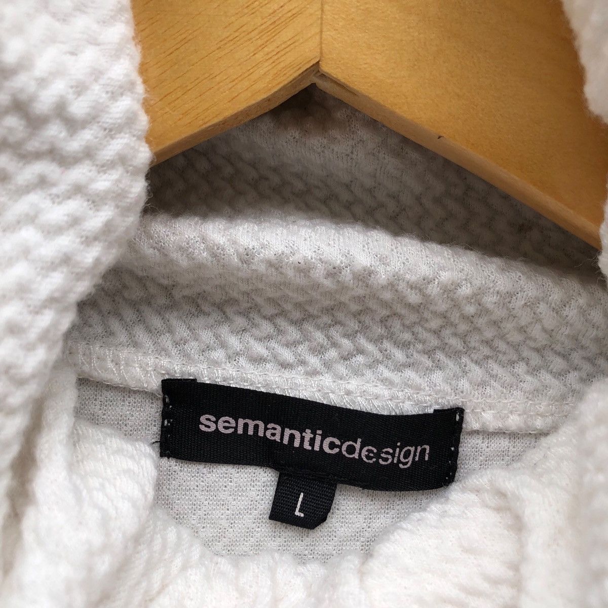 Japanese Brand × semanticdesign Japanese SEMANTIC DESIGN zipper highneck tshirt Size US L / EU 52-54 / 3 - 5 Thumbnail