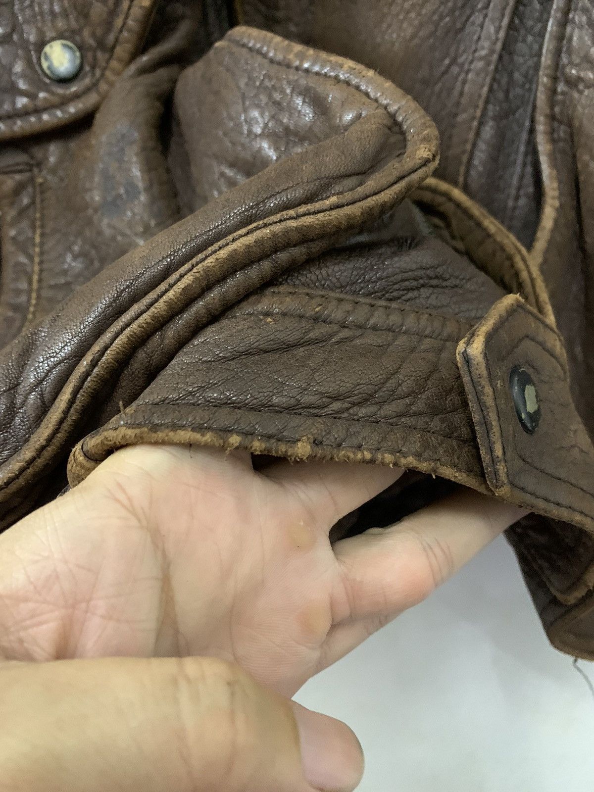 Japanese Brand Leather Jacket Garbo Size US M / EU 48-50 / 2 - 4 Thumbnail