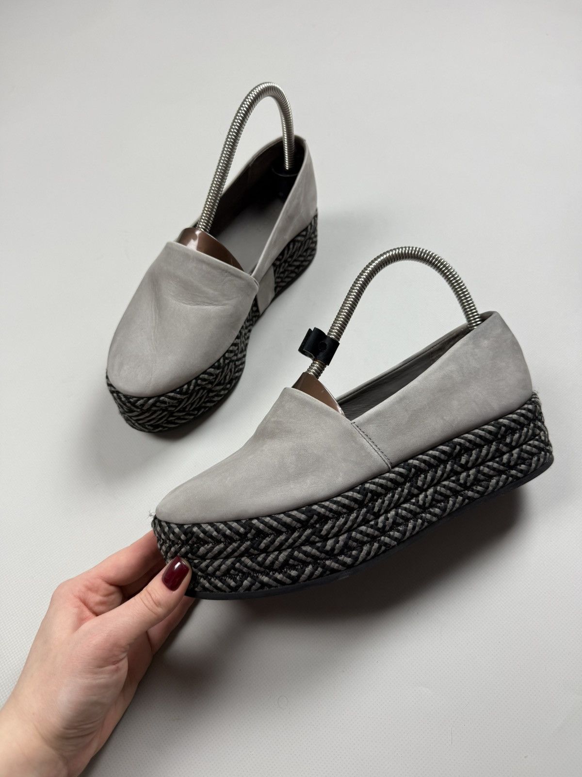 Allsaints × Japanese Brand Allsaints Ladies Leather Platform Loafers Shoes Size 38 Size US 8 / IT 38 - 12 Thumbnail