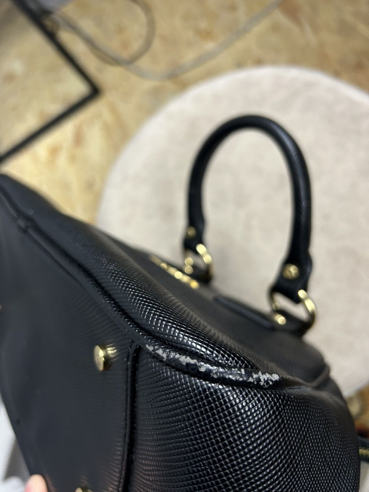 Vivienne Westwood Vivienne Westwood Anglomania Black Handbag Orb Logo Size ONE SIZE - 13 Thumbnail