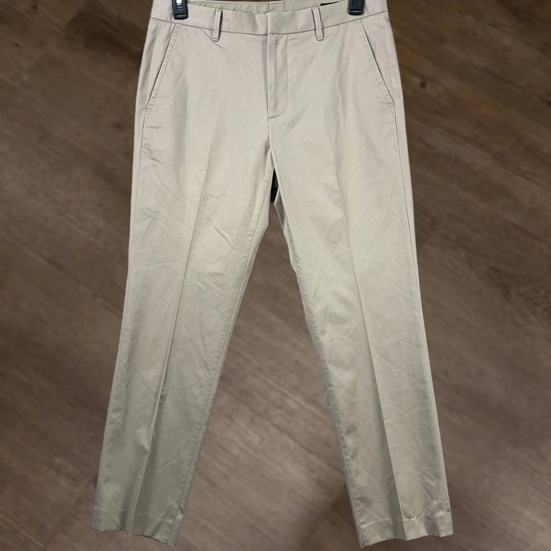 Bonobos Bonobos Wednesday Pants Khaki Mens 32x32 Beige Slim Flat Front Stretch Pockets Casual Outdoor Regular Waist 32 Inseam 32 Men Size US 32 / EU 48 - 1 Thumbnail