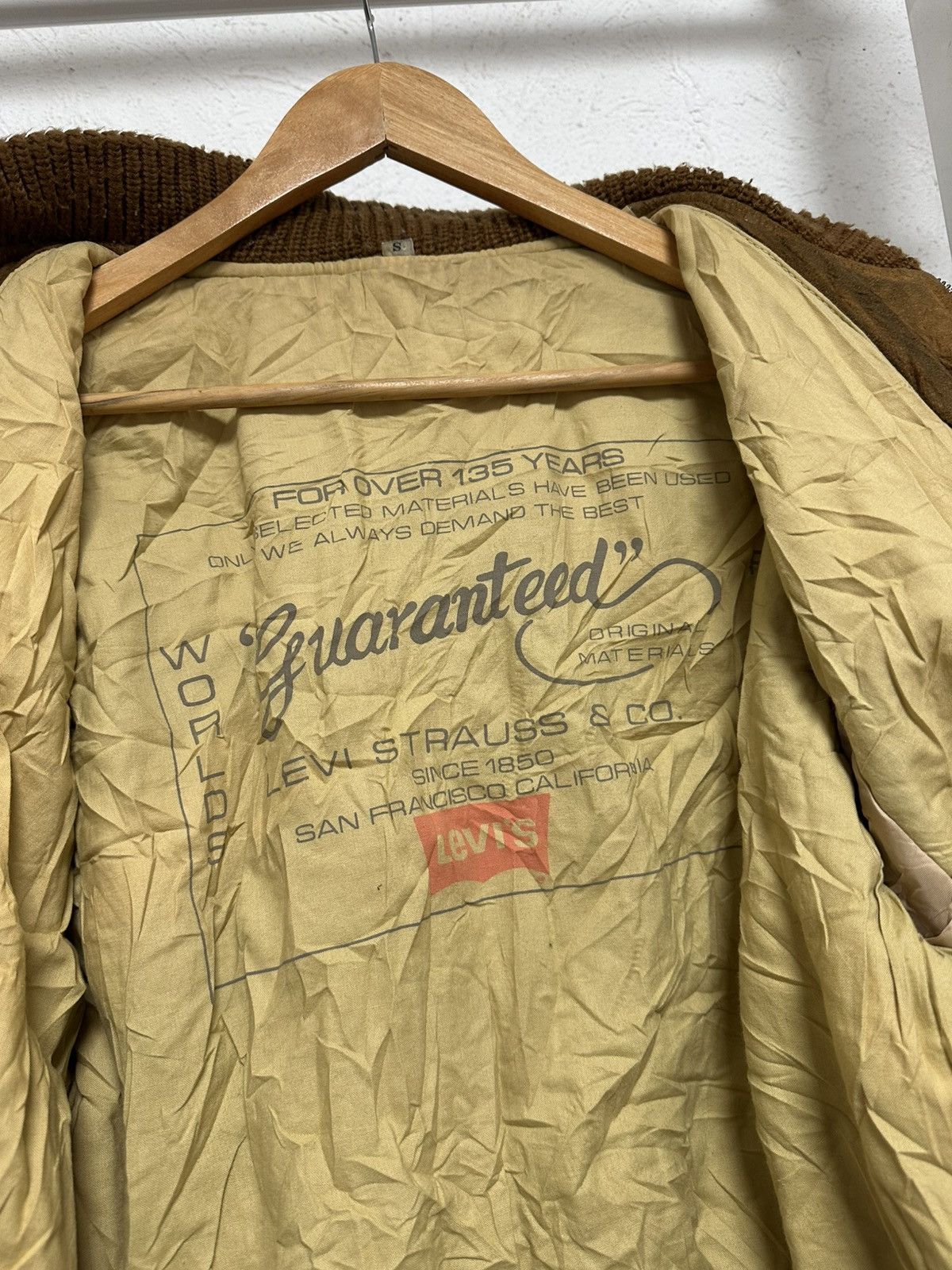 Levi's Levi’s Vintage Leather Bomber Jacket Size S 90s Size US S / EU 44-46 / 1 - 9 Thumbnail