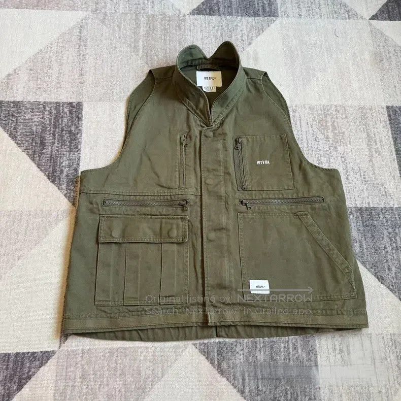 Wtaps Wtaps Washed Tactical Military Vest Size US S / EU 44-46 / 1 - 1 Thumbnail