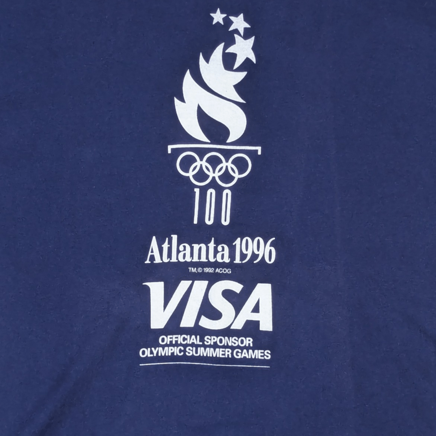 USA Olympics 1996 Olympics Atlanta Vintage Tee Shirt Single Stitches Size US M / EU 48-50 / 2 - 5 Thumbnail