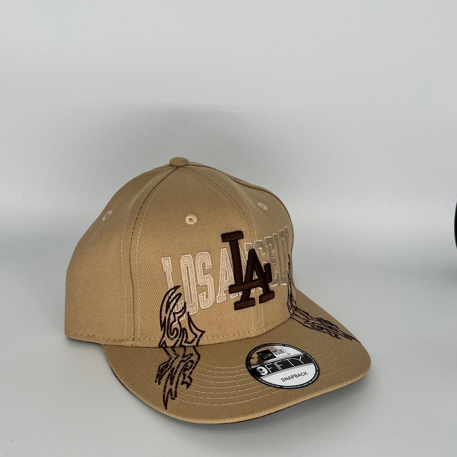 New Era Brown Los Angeles Dodgers LA Overlap New Era MLB 9Fifty Size ONE SIZE - 1 Thumbnail