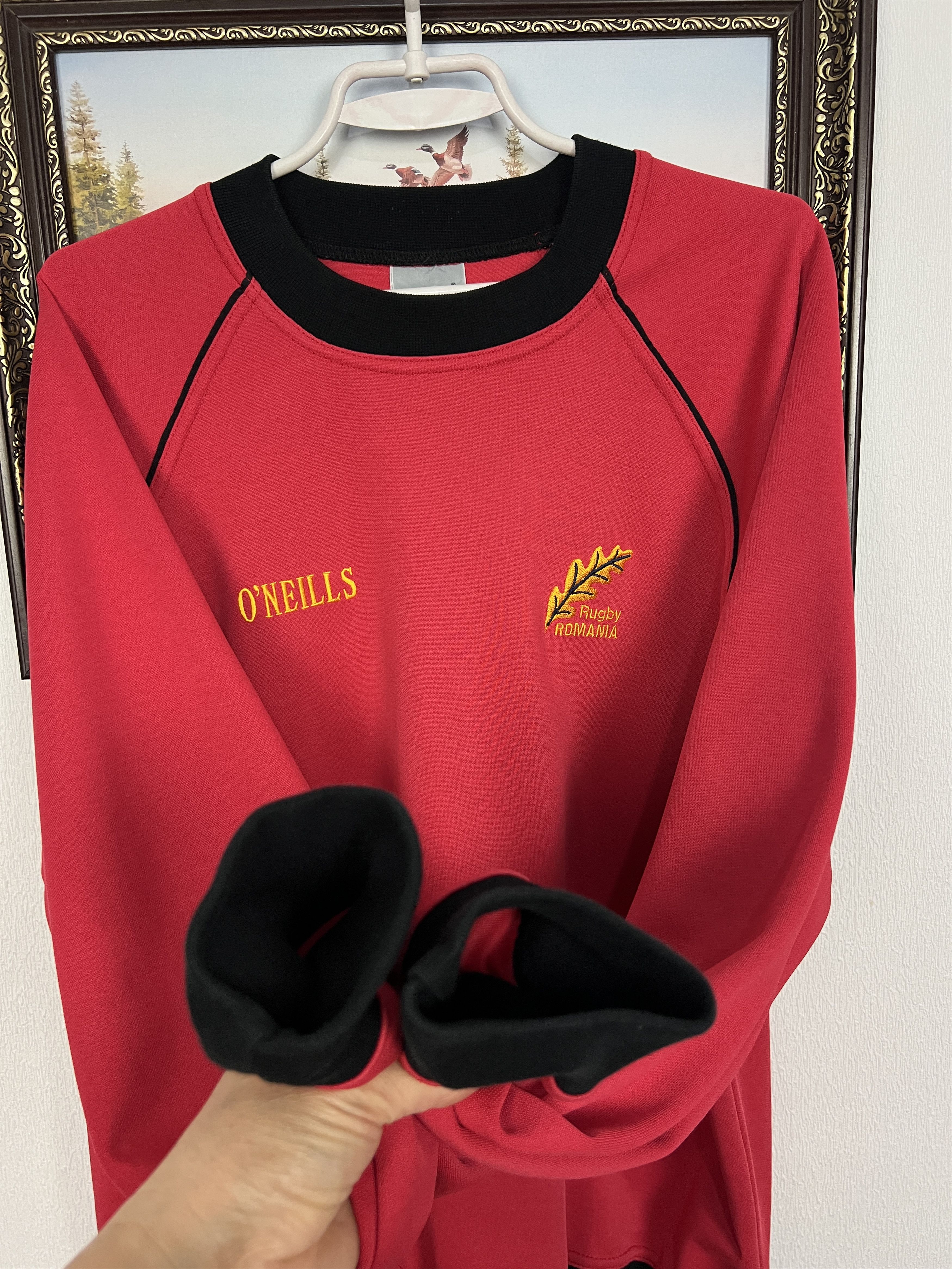 O'Neill Vintage Romania Rugby Union Sweatshirt Jacket Crewneck Size US XL / EU 56 / 4 - 5 Thumbnail