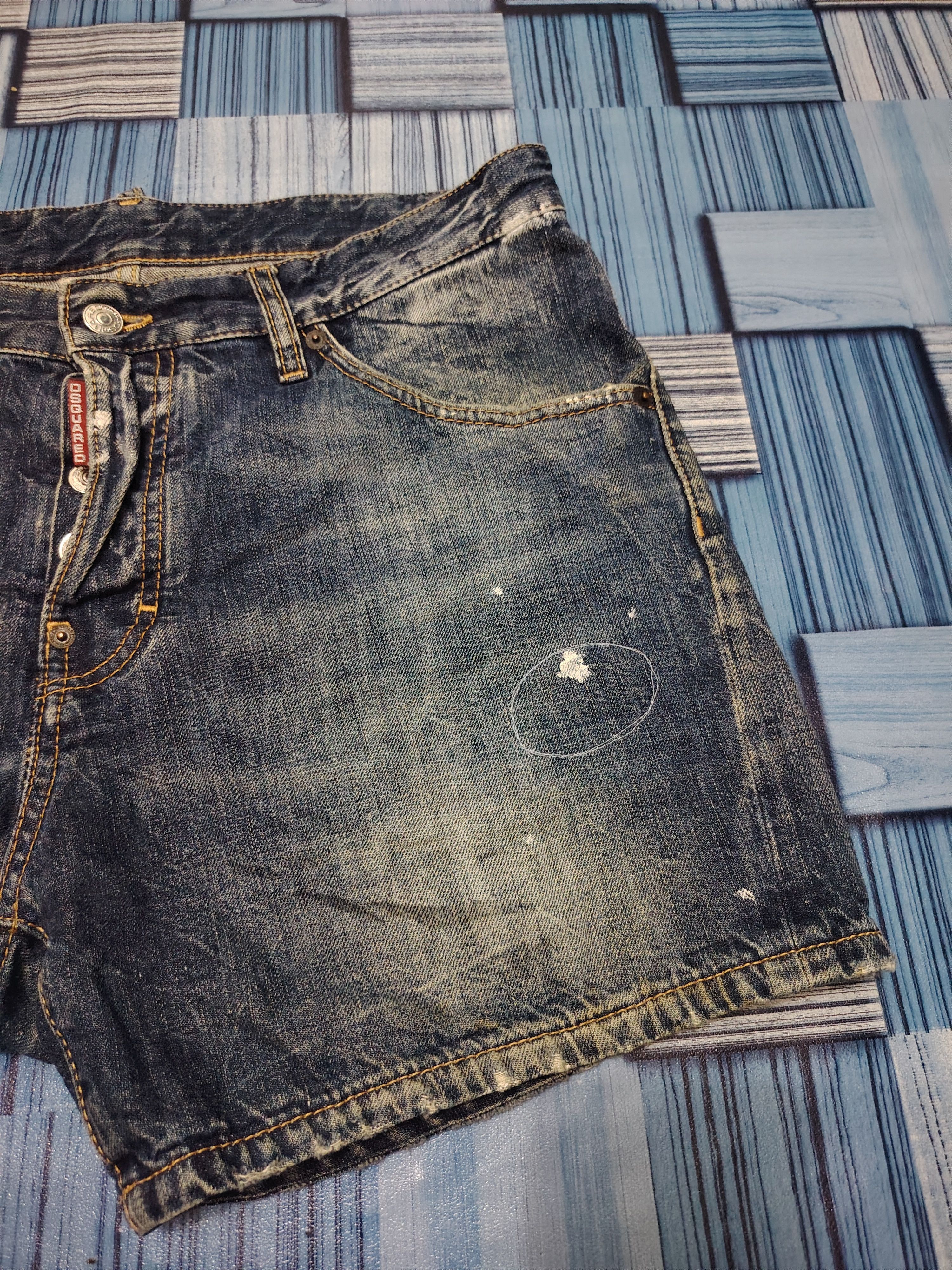 Dsquared2 Distressed Denim Dsquared2 Short Jeans Size US 33 - 3 Thumbnail